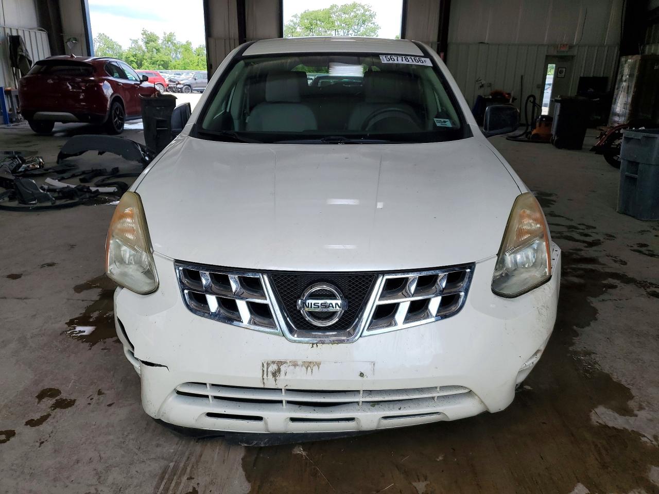 2012 Nissan Rogue S White vin: JN8AS5MV0CW416198