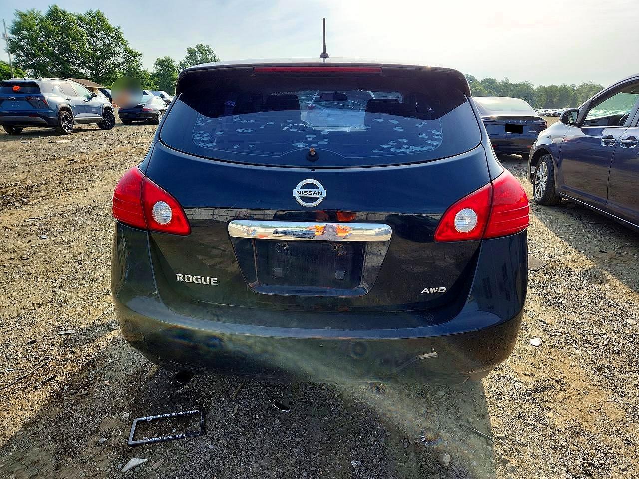 2012 Nissan Rogue S/sv Black vin: JN8AS5MV0CW700592
