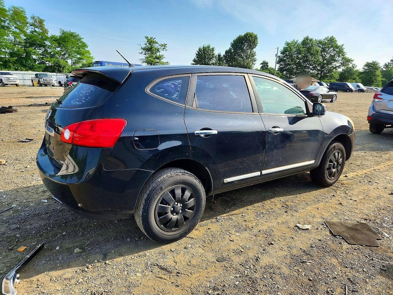 2012 Nissan Rogue S/sv Black vin: JN8AS5MV0CW700592