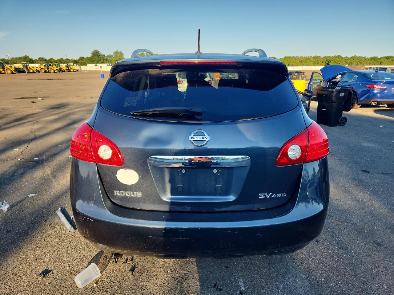 2012 Nissan Rogue S Синий vin: JN8AS5MV0CW705811