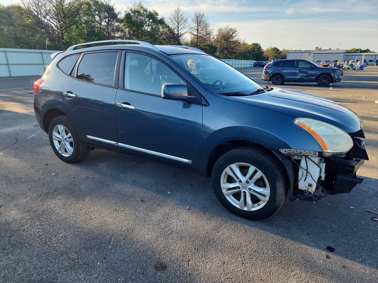 2012 Nissan Rogue S Синий vin: JN8AS5MV0CW705811