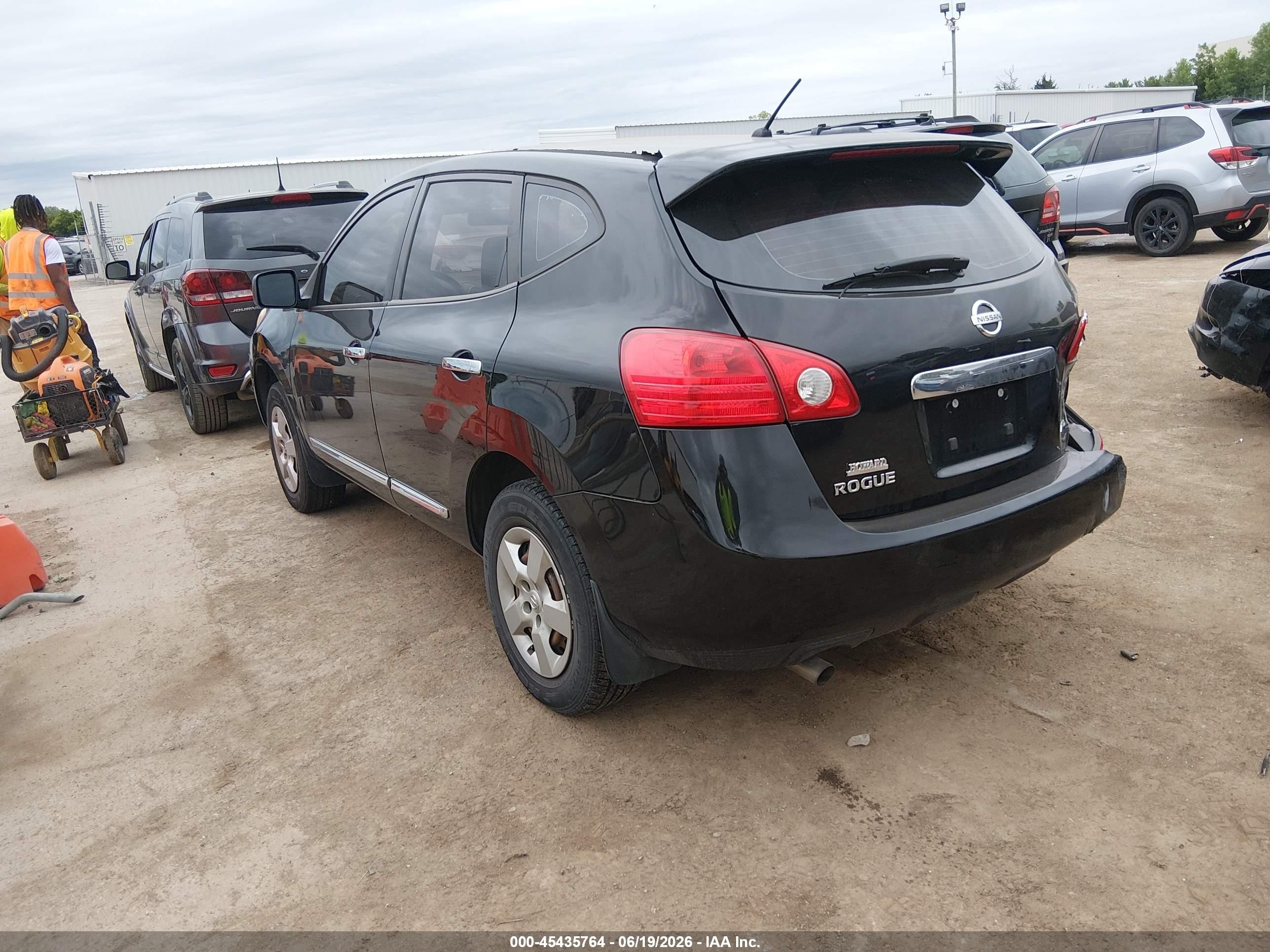2012 Nissan Rogue S Black vin: JN8AS5MV0CW707526