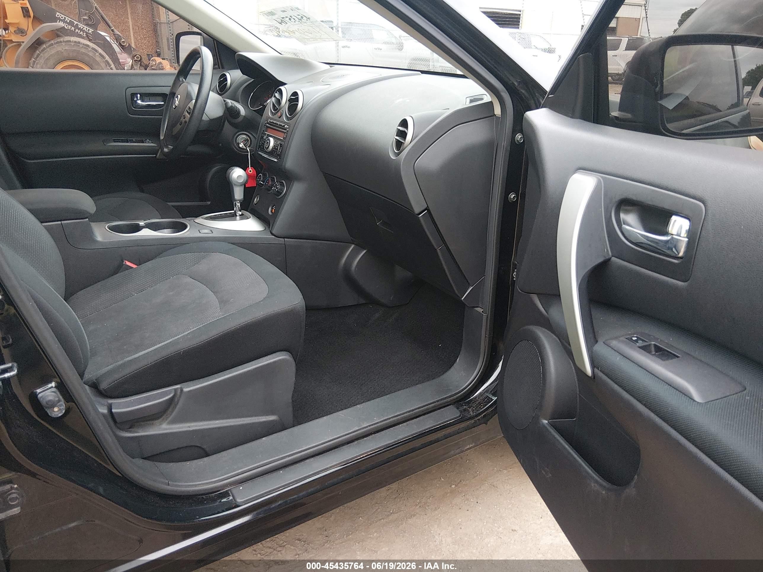 2012 Nissan Rogue S Black vin: JN8AS5MV0CW707526