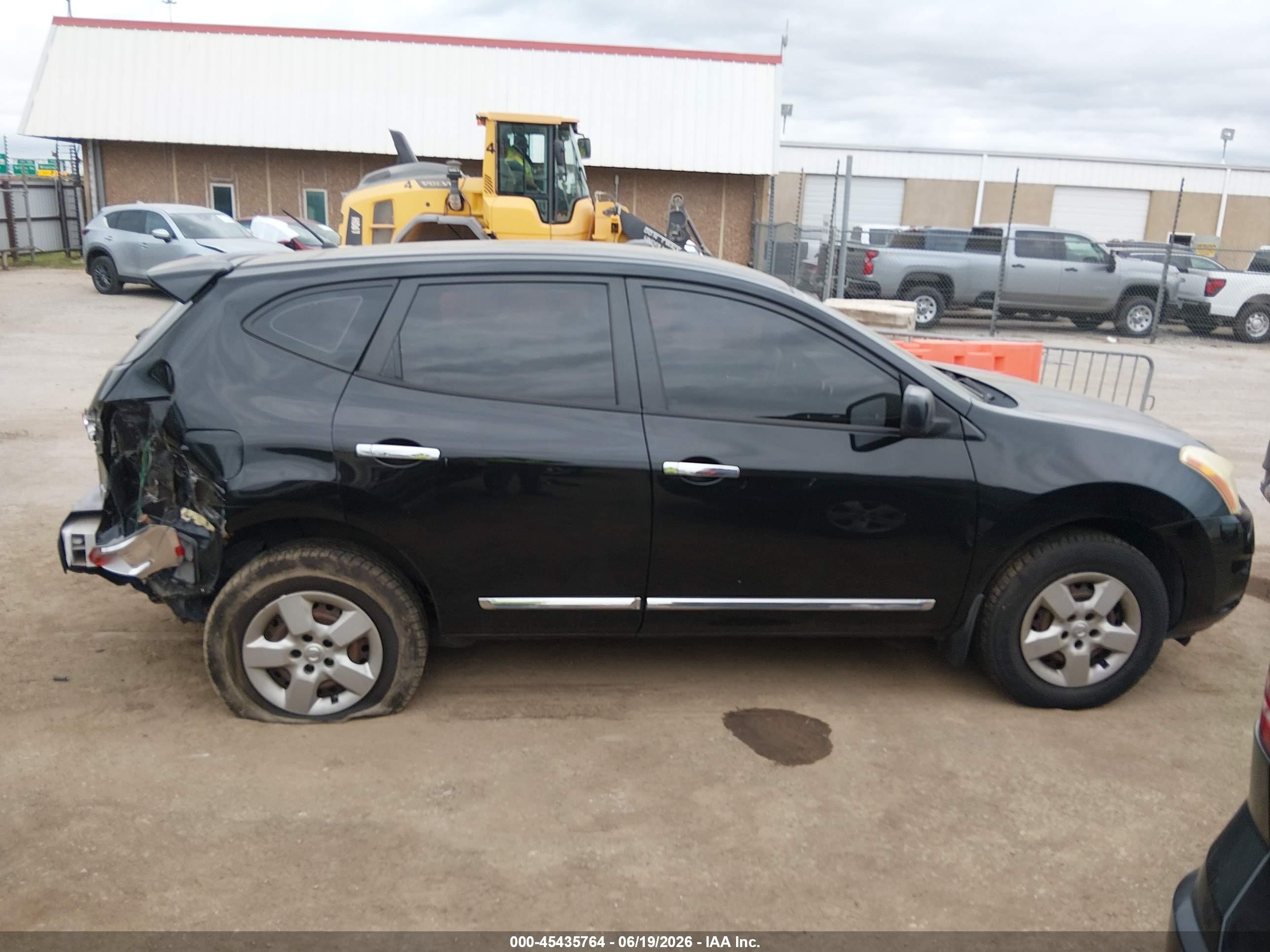 2012 Nissan Rogue S Black vin: JN8AS5MV0CW707526