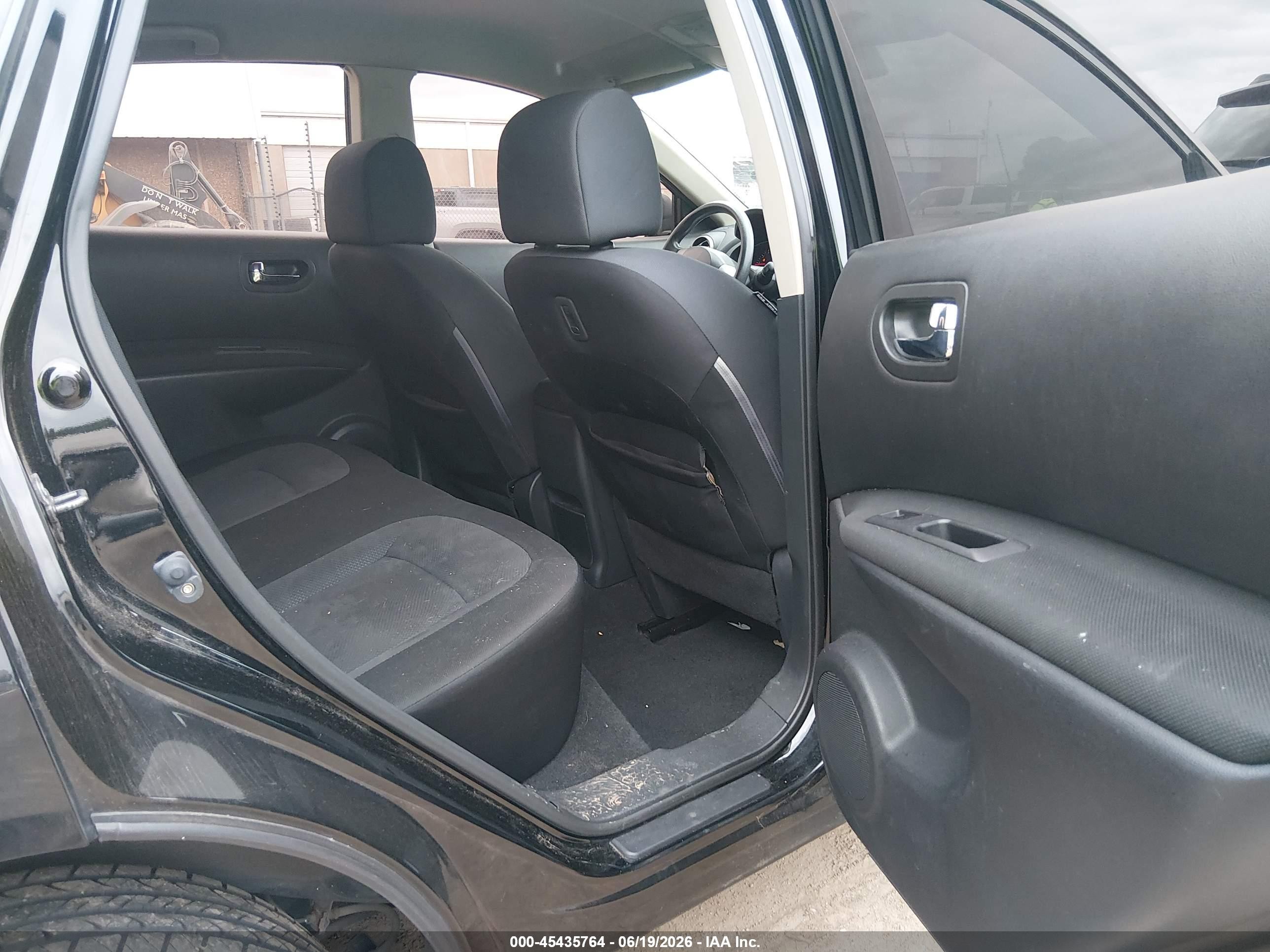 2012 Nissan Rogue S Black vin: JN8AS5MV0CW707526