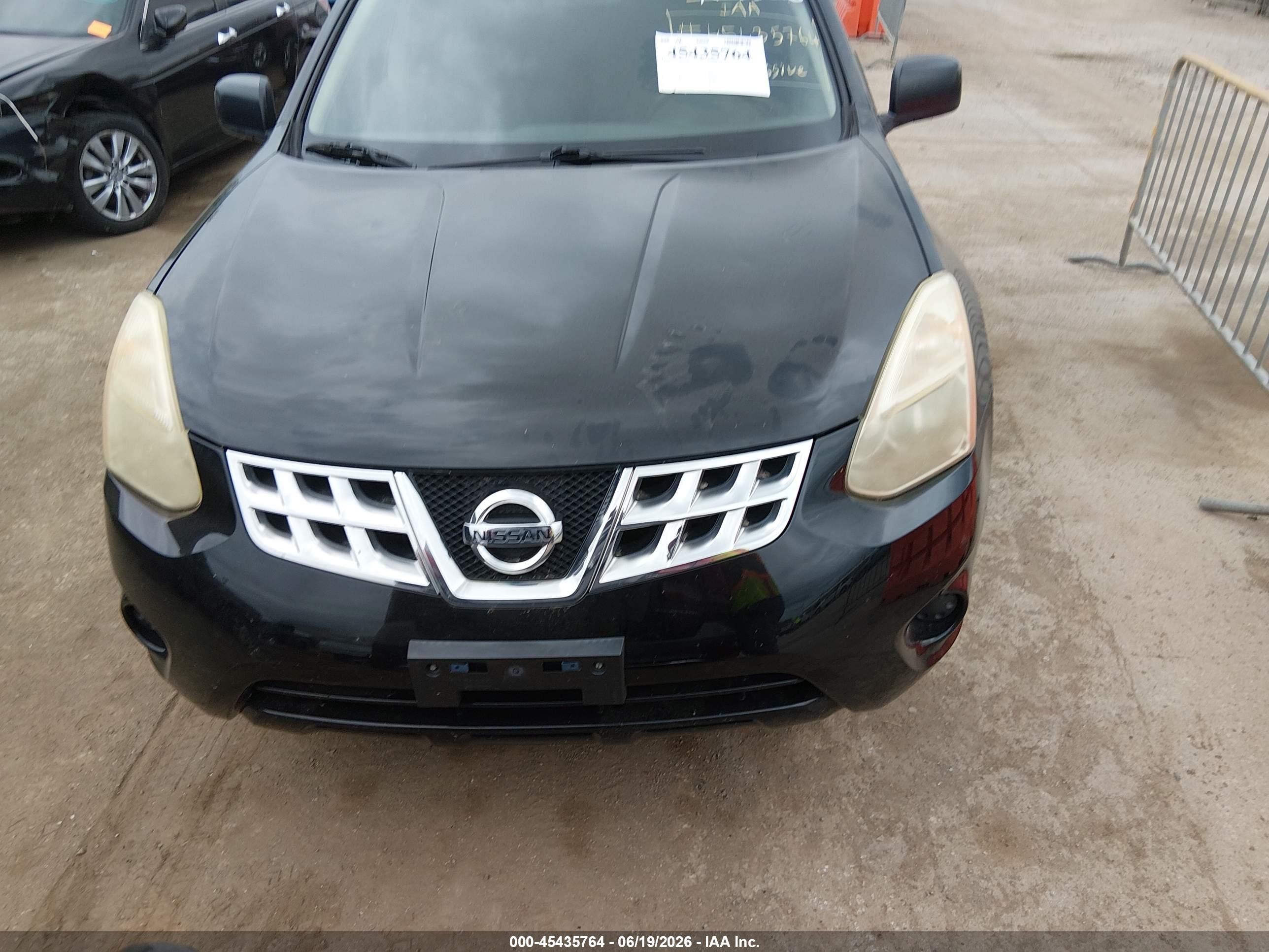 2012 Nissan Rogue S Black vin: JN8AS5MV0CW707526