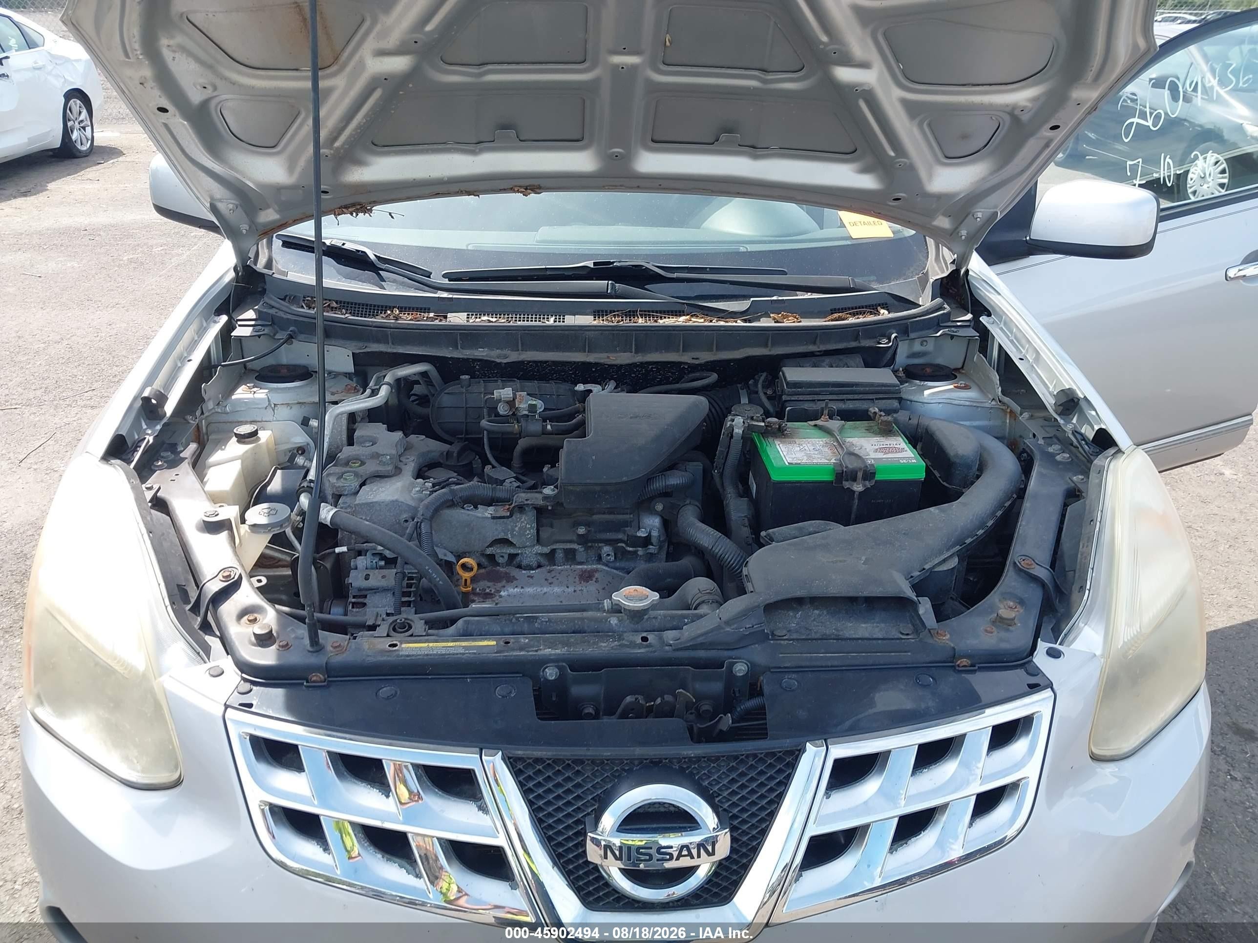 2012 Nissan Rogue Sv Silver vin: JN8AS5MV0CW712497