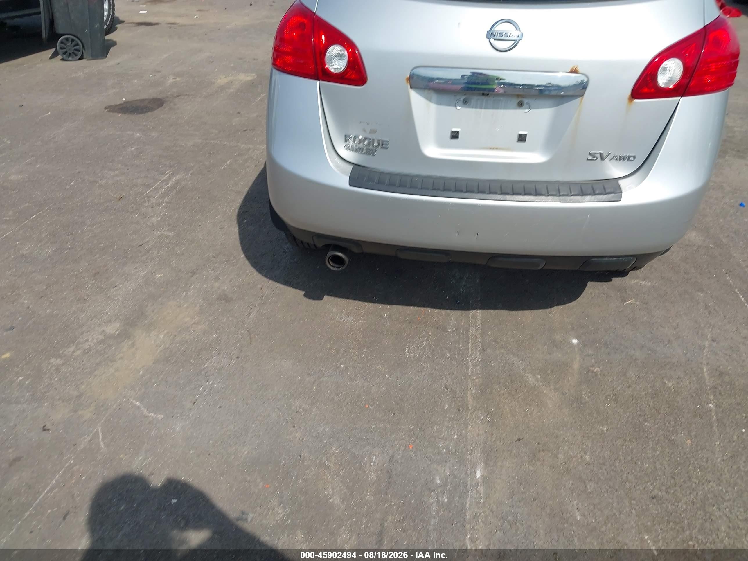 2012 Nissan Rogue Sv Silver vin: JN8AS5MV0CW712497