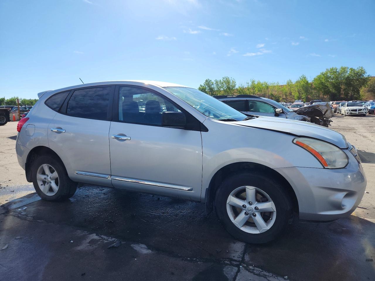 2012 Nissan Rogue S Серебряный vin: JN8AS5MV0CW715478