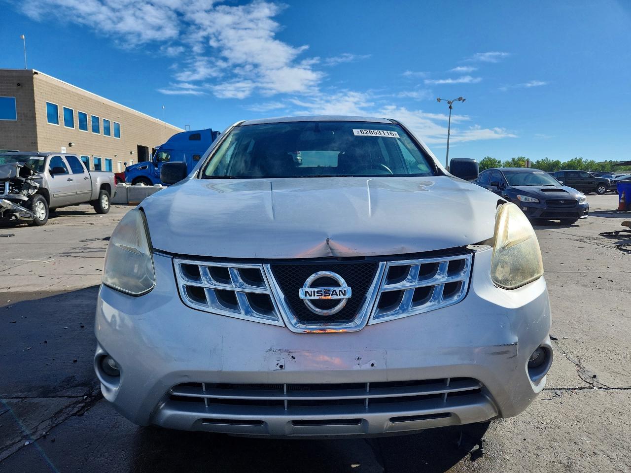 2012 Nissan Rogue S Серебряный vin: JN8AS5MV0CW715478