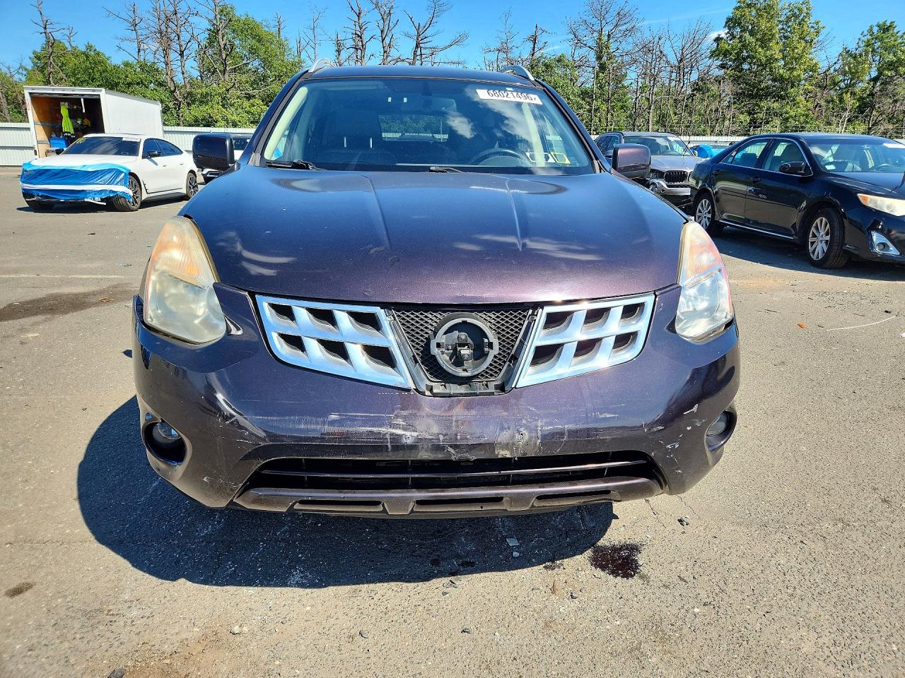 2013 Nissan Rogue S Maroon vin: JN8AS5MV0DW100916