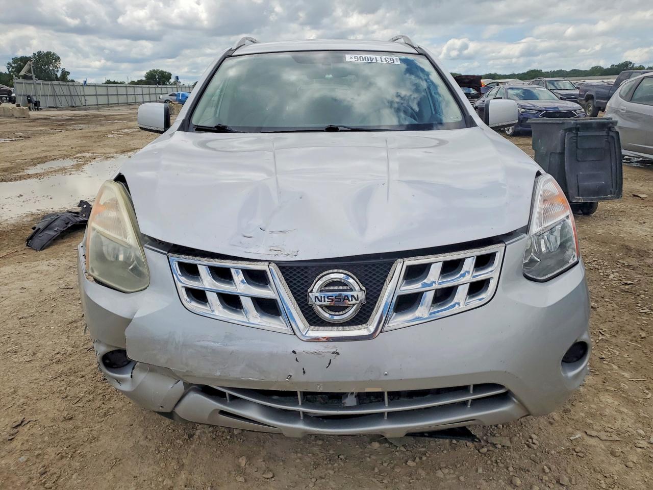 2013 Nissan Rogue S Silver vin: JN8AS5MV0DW103217
