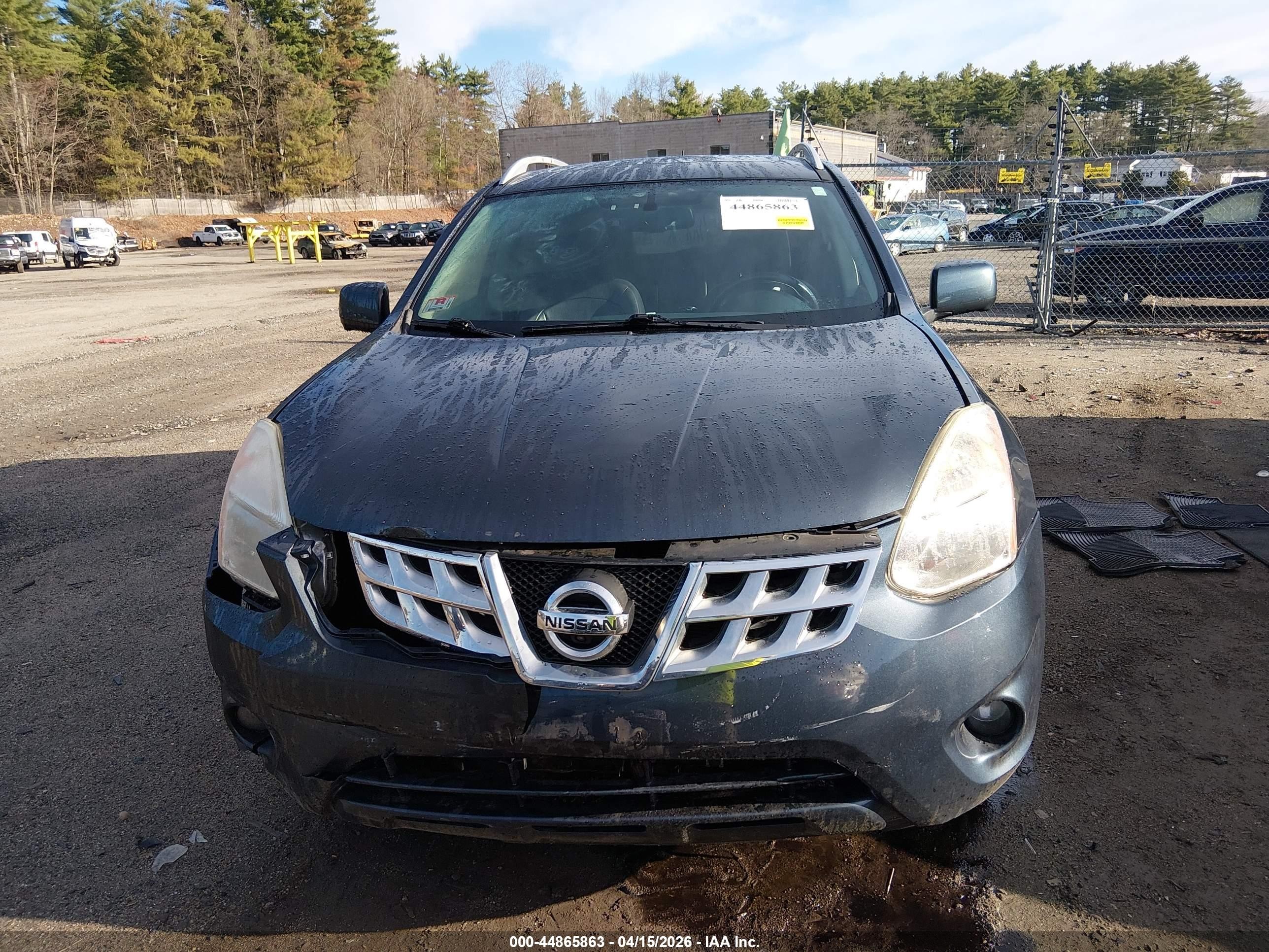 2013 Nissan Rogue Sv W/sl Pkg Blue vin: JN8AS5MV0DW111415