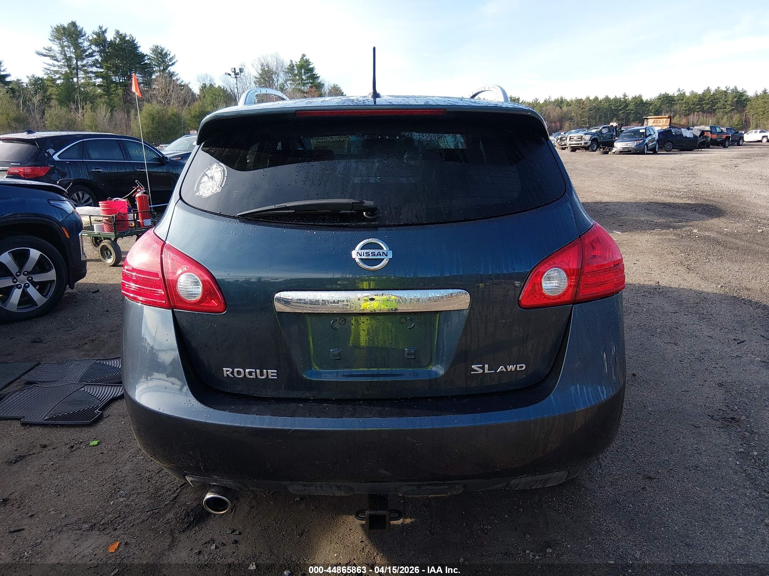 2013 Nissan Rogue Sv W/sl Pkg Blue vin: JN8AS5MV0DW111415