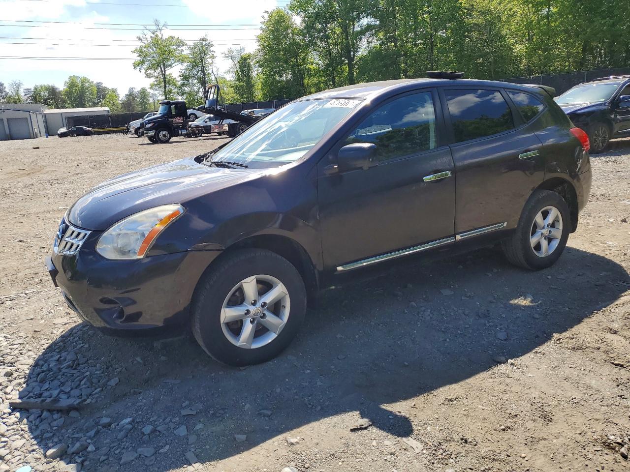 2013 Nissan Rogue S Black vin: JN8AS5MV0DW116582