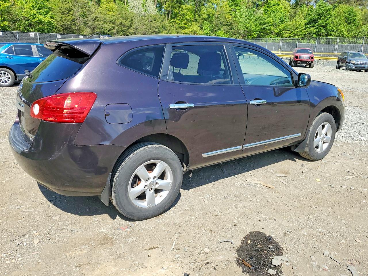 2013 Nissan Rogue S Black vin: JN8AS5MV0DW116582