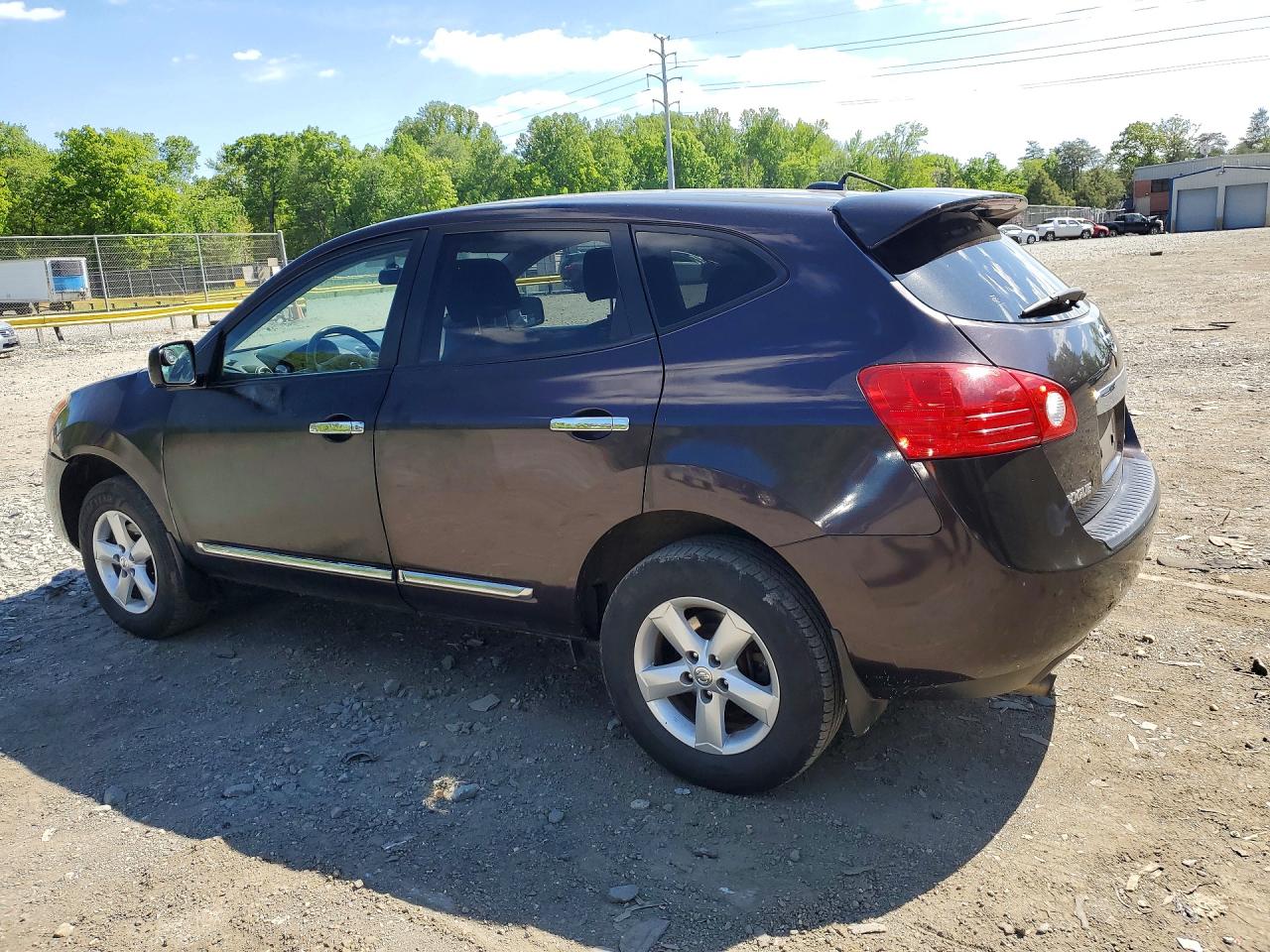 2013 Nissan Rogue S Black vin: JN8AS5MV0DW116582