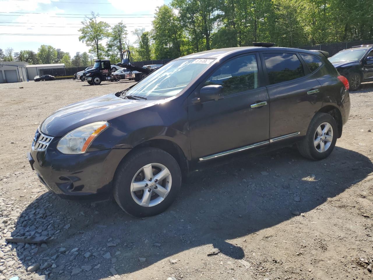 2013 Nissan Rogue S Black vin: JN8AS5MV0DW116582 Damage: Left Front Fender, Multiple Dents/Paint Damage, 3