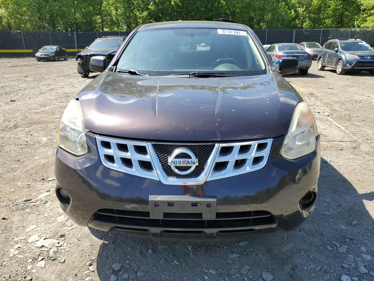 2013 Nissan Rogue S Black vin: JN8AS5MV0DW116582 Damage: Left Head Lamp, Faded, Repair Required