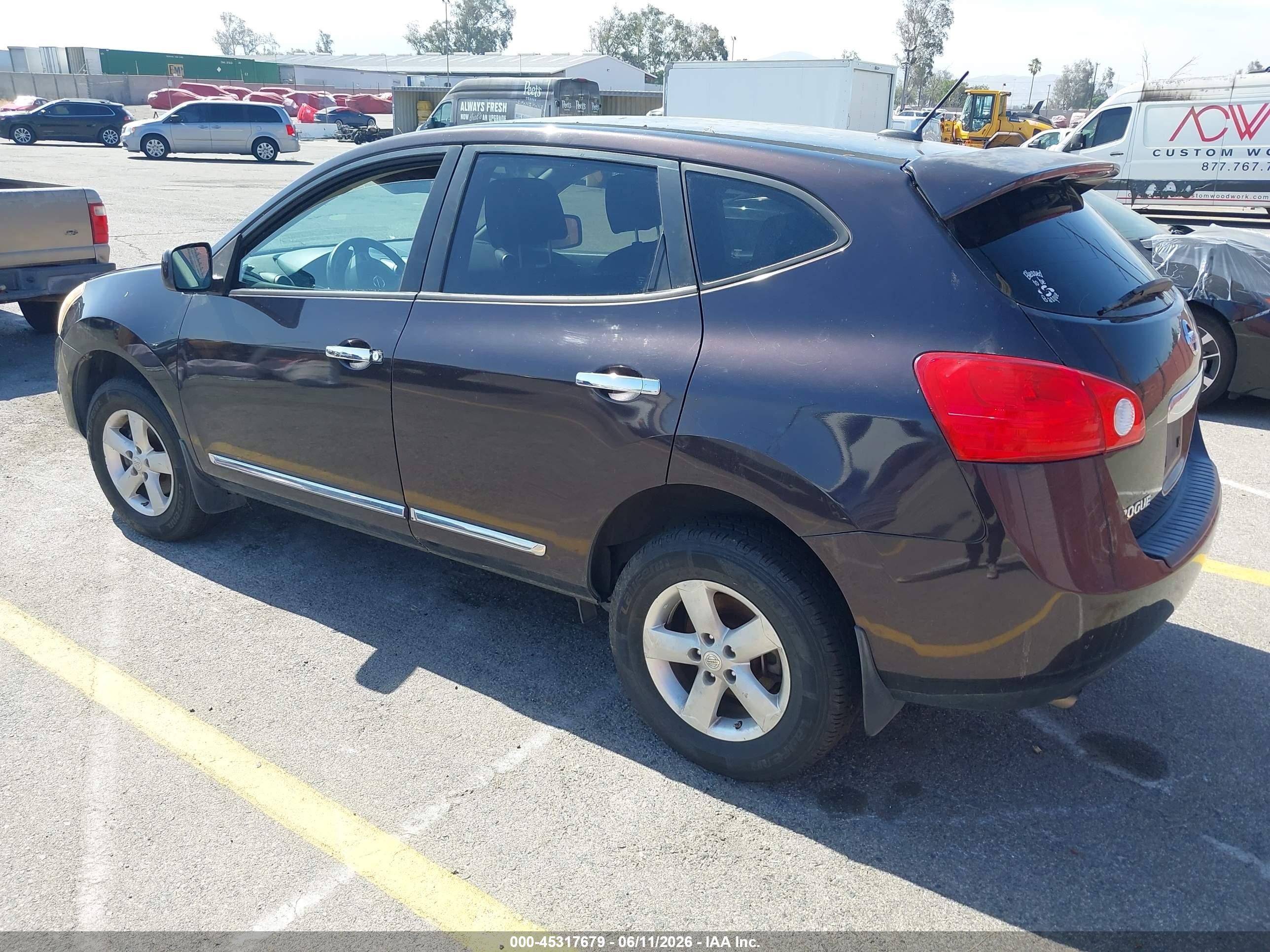 2013 Nissan Rogue S Purple vin: JN8AS5MV0DW118980