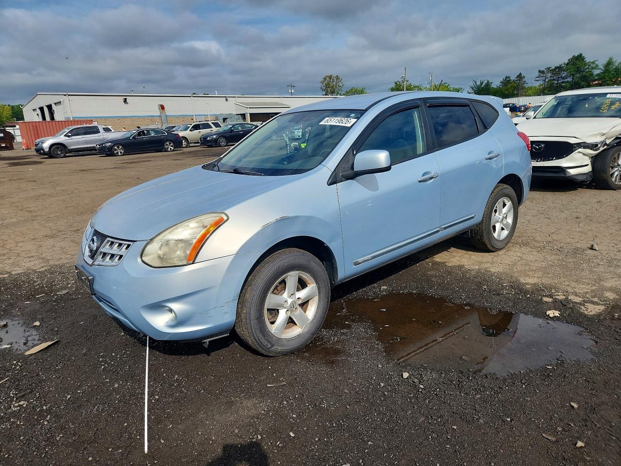 2013 Nissan Rogue S Gray vin: JN8AS5MV0DW122365