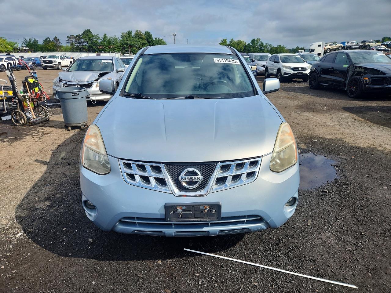 2013 Nissan Rogue S Gray vin: JN8AS5MV0DW122365