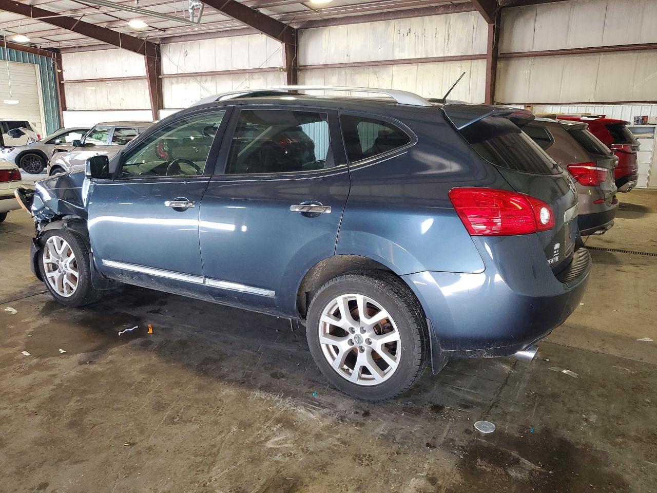 2013 Nissan Rogue S Blue vin: JN8AS5MV0DW126724