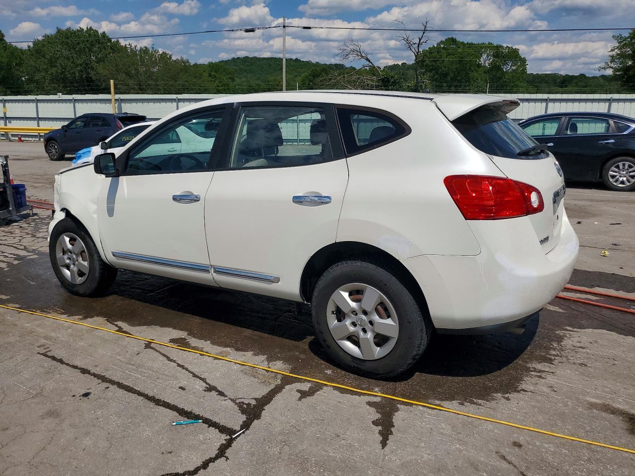 2013 Nissan Rogue S Белый vin: JN8AS5MV0DW132264