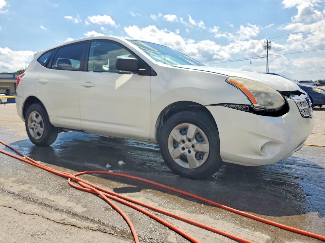 2013 Nissan Rogue S Белый vin: JN8AS5MV0DW132264