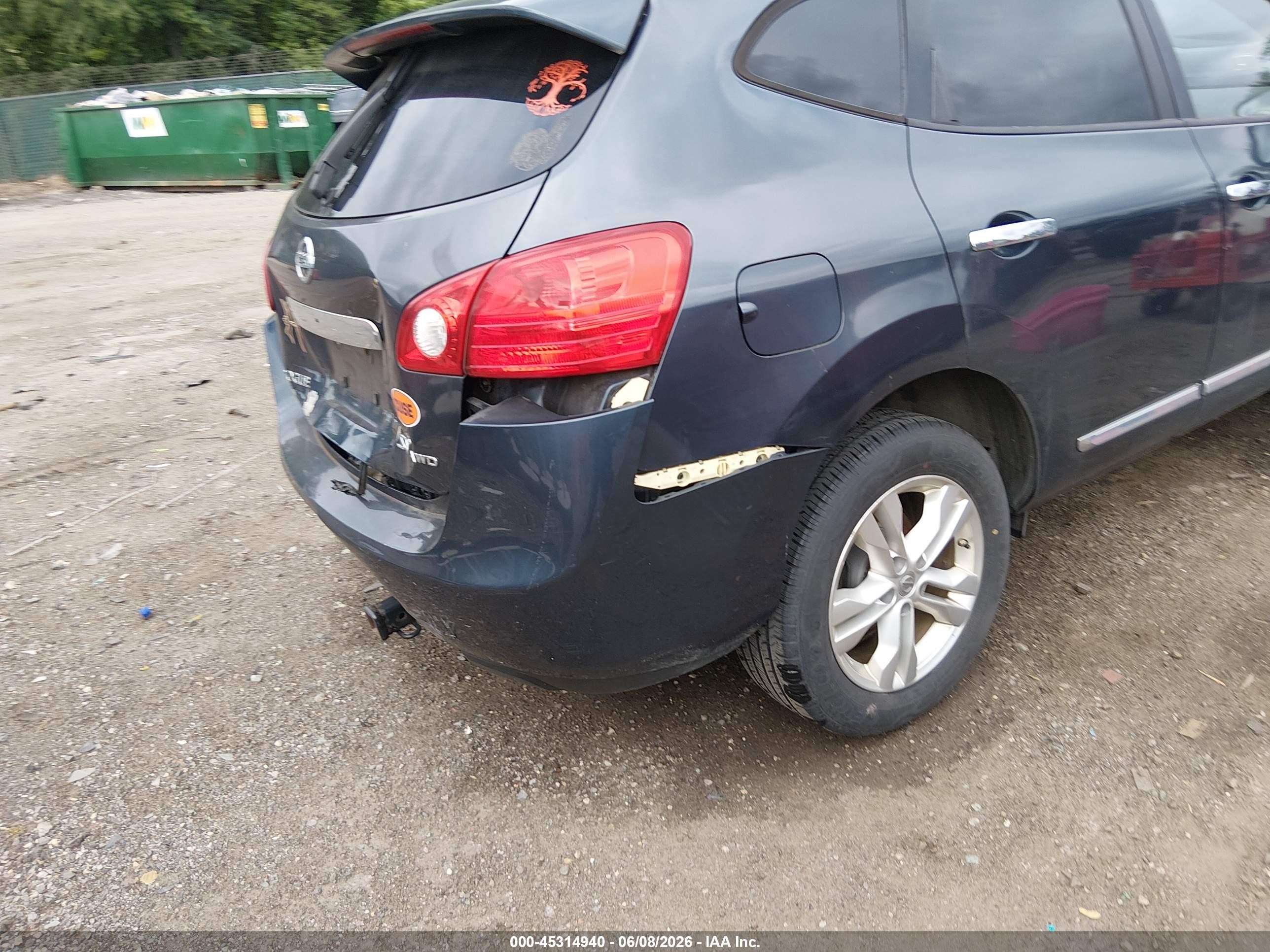 2013 Nissan Rogue Sv Gray vin: JN8AS5MV0DW145161
