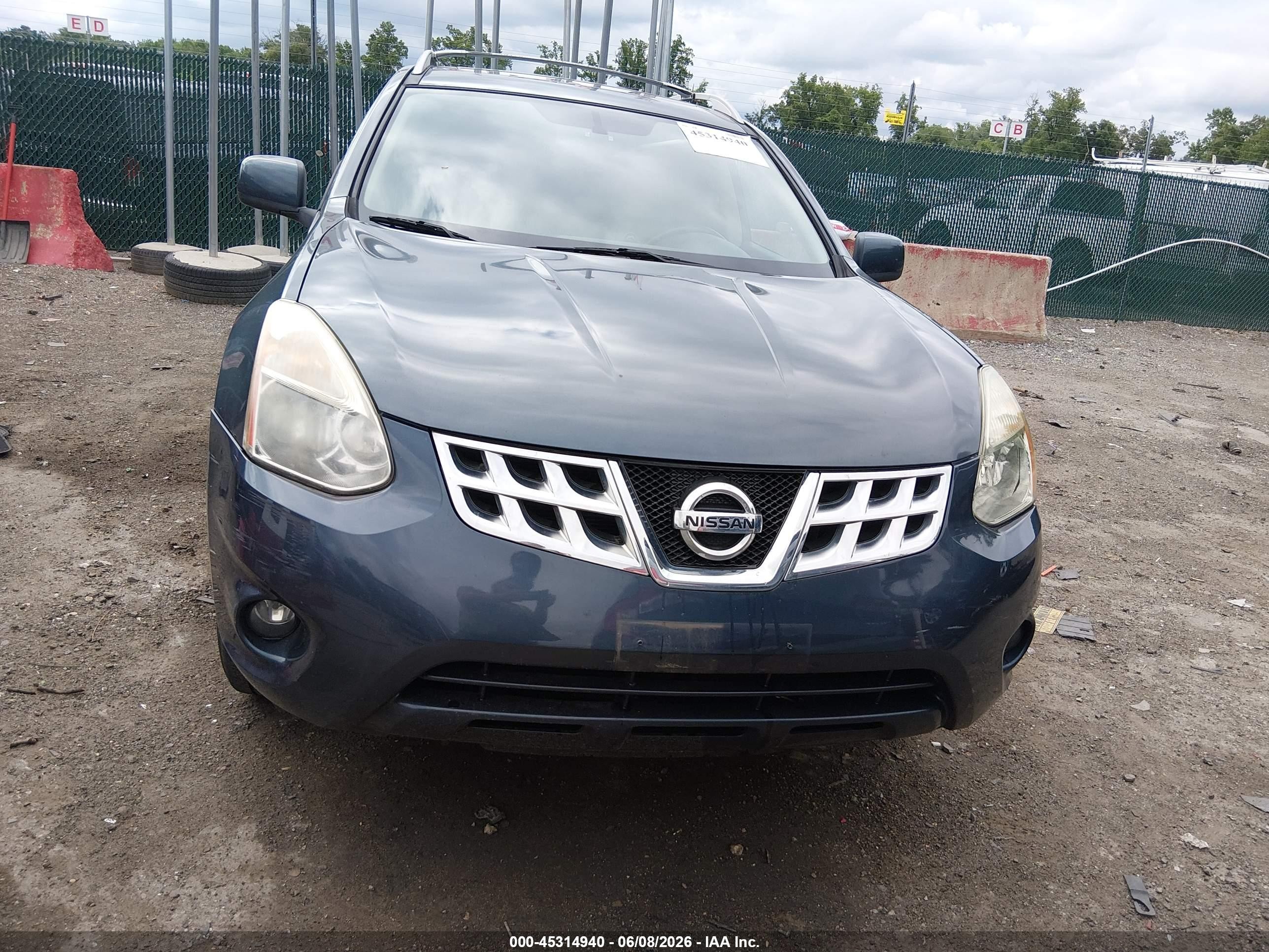 2013 Nissan Rogue Sv Gray vin: JN8AS5MV0DW145161