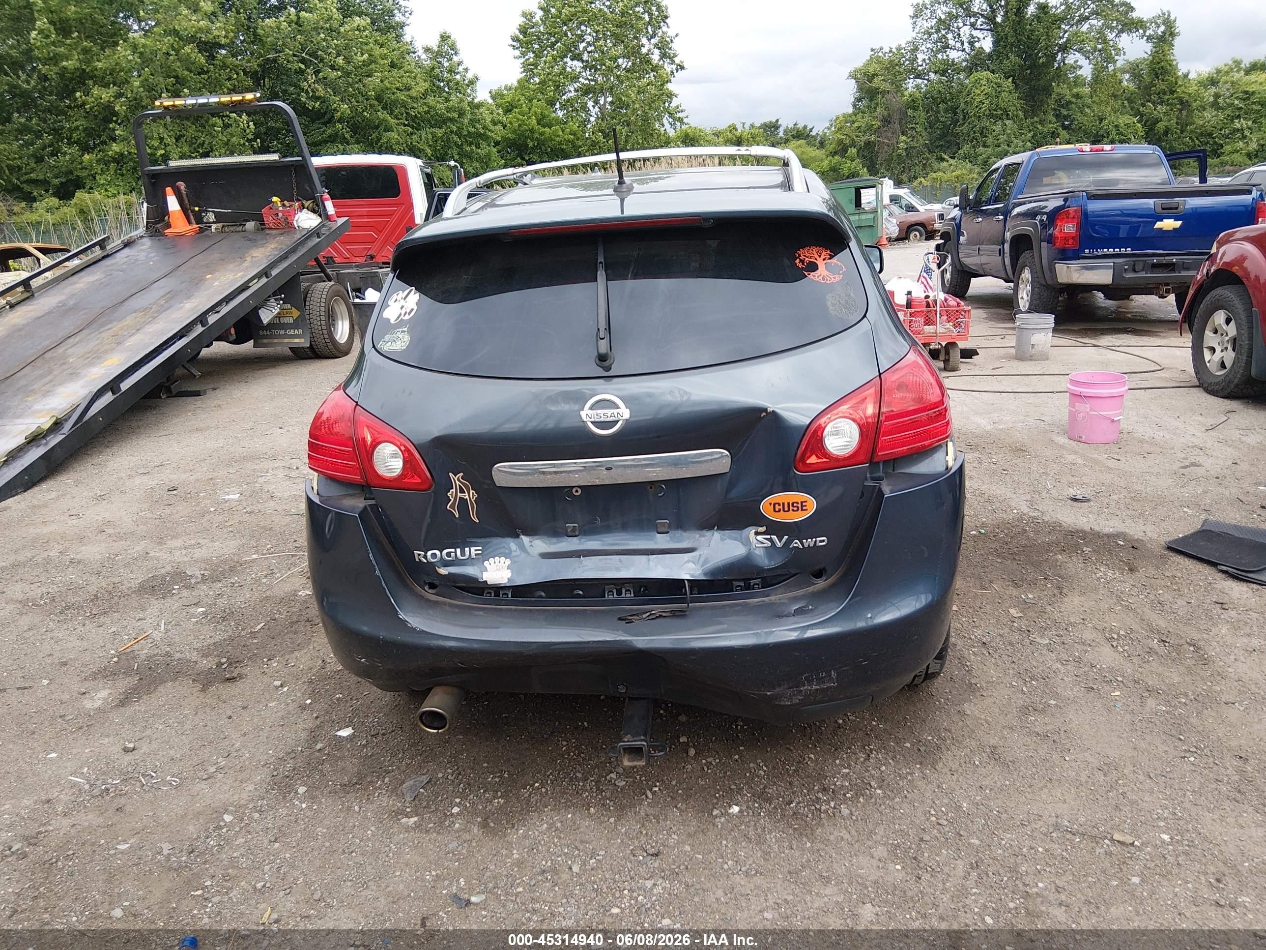 2013 Nissan Rogue Sv Gray vin: JN8AS5MV0DW145161