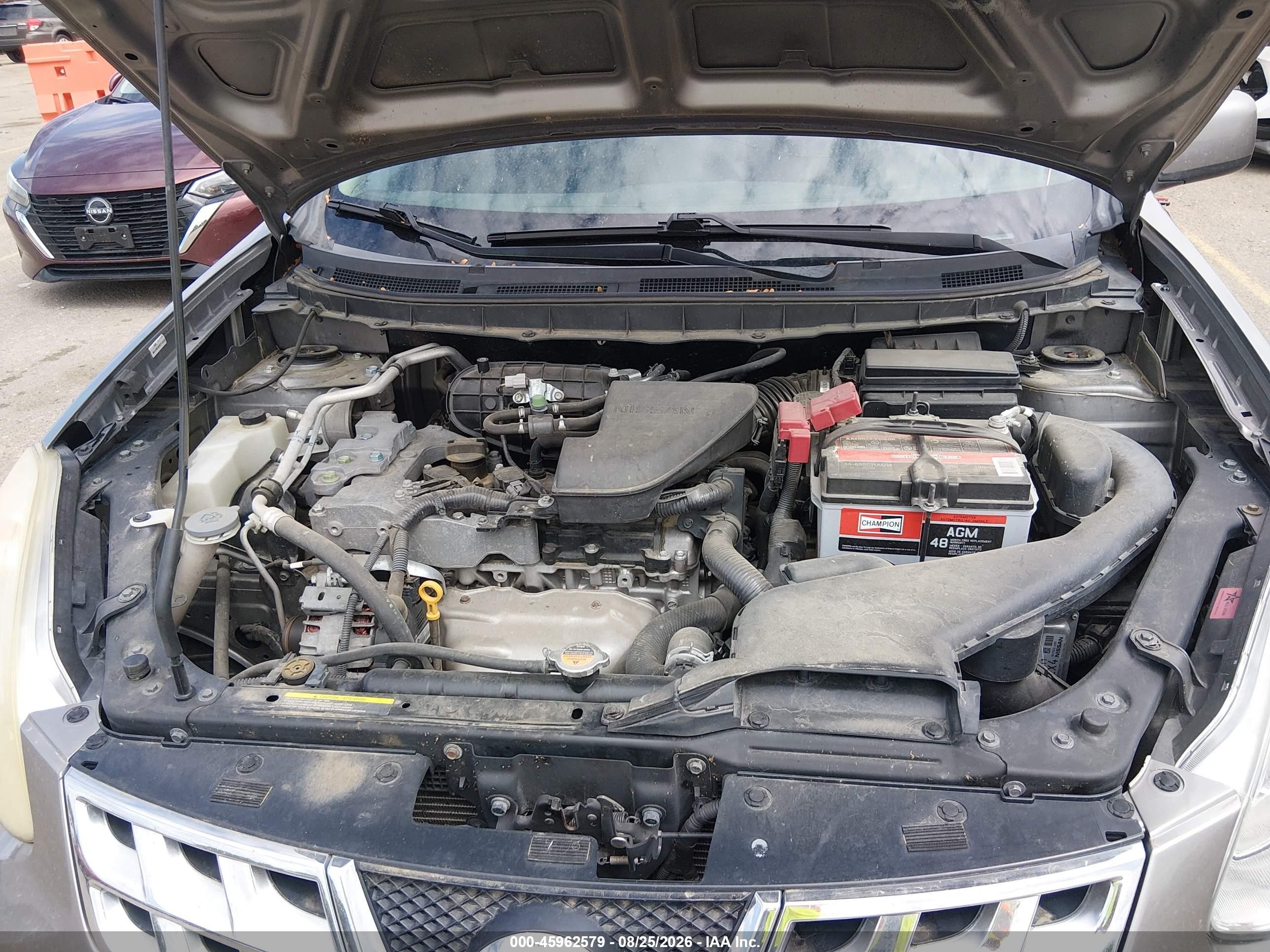 2013 Nissan Rogue S Серый vin: JN8AS5MV0DW148450