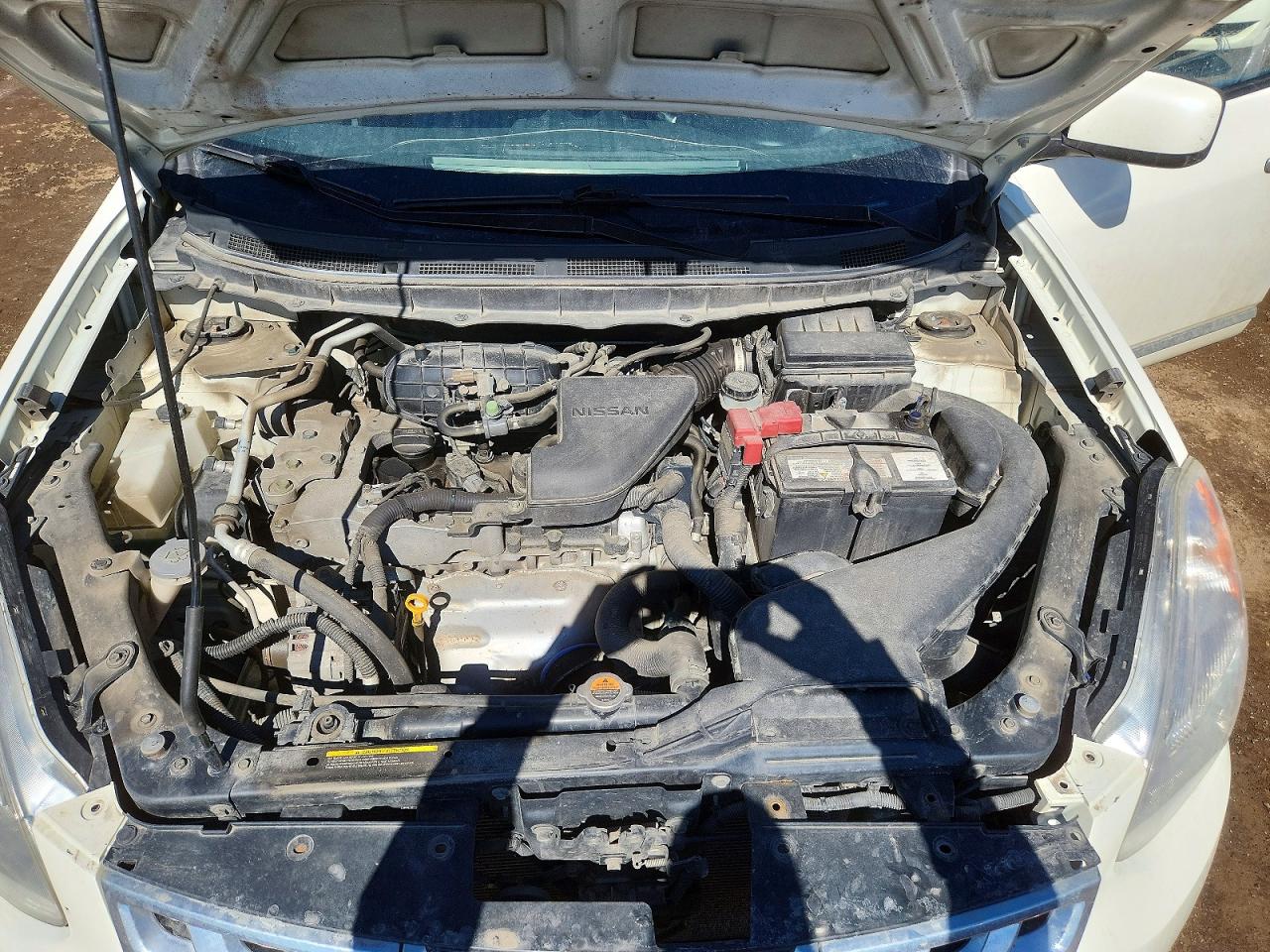 2013 Nissan Rogue S Белый vin: JN8AS5MV0DW150411
