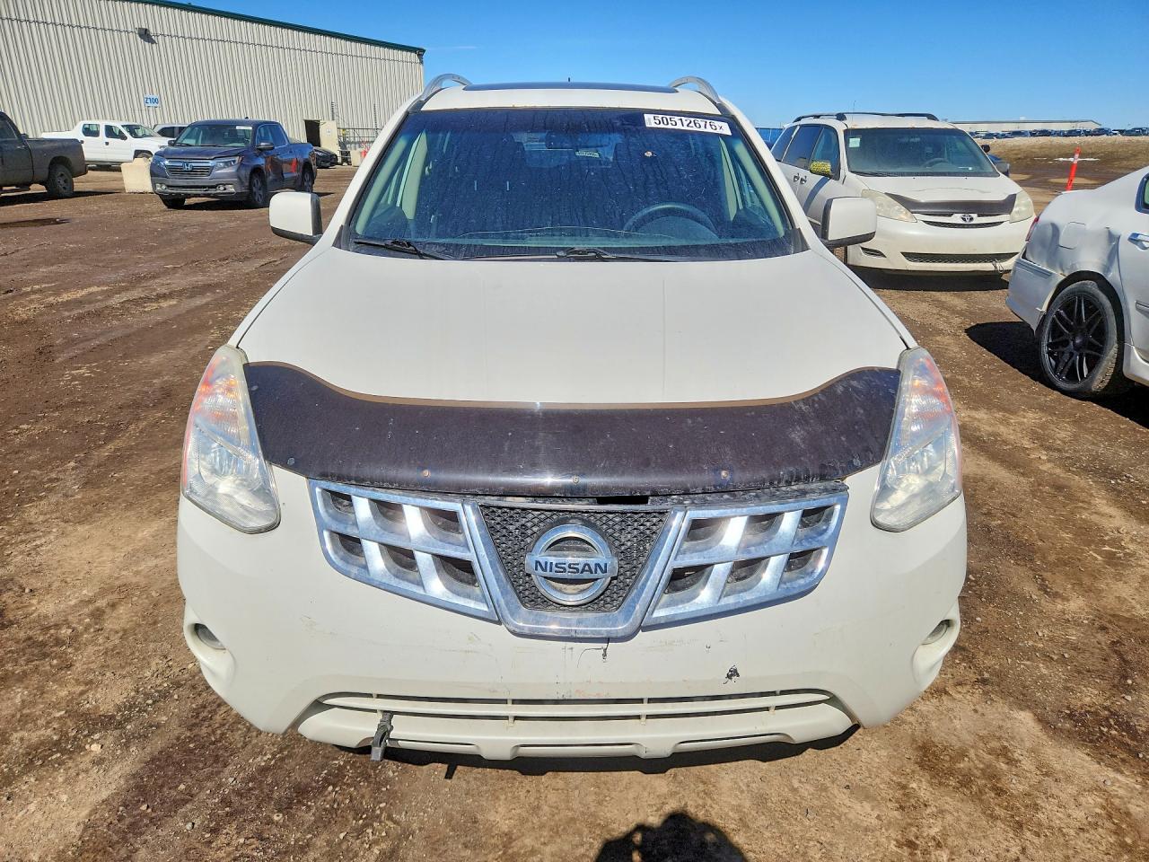 2013 Nissan Rogue S Белый vin: JN8AS5MV0DW150411