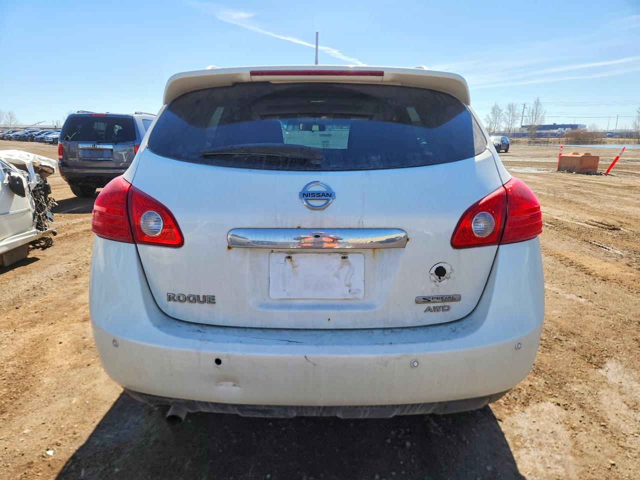 2013 Nissan Rogue S Белый vin: JN8AS5MV0DW150411