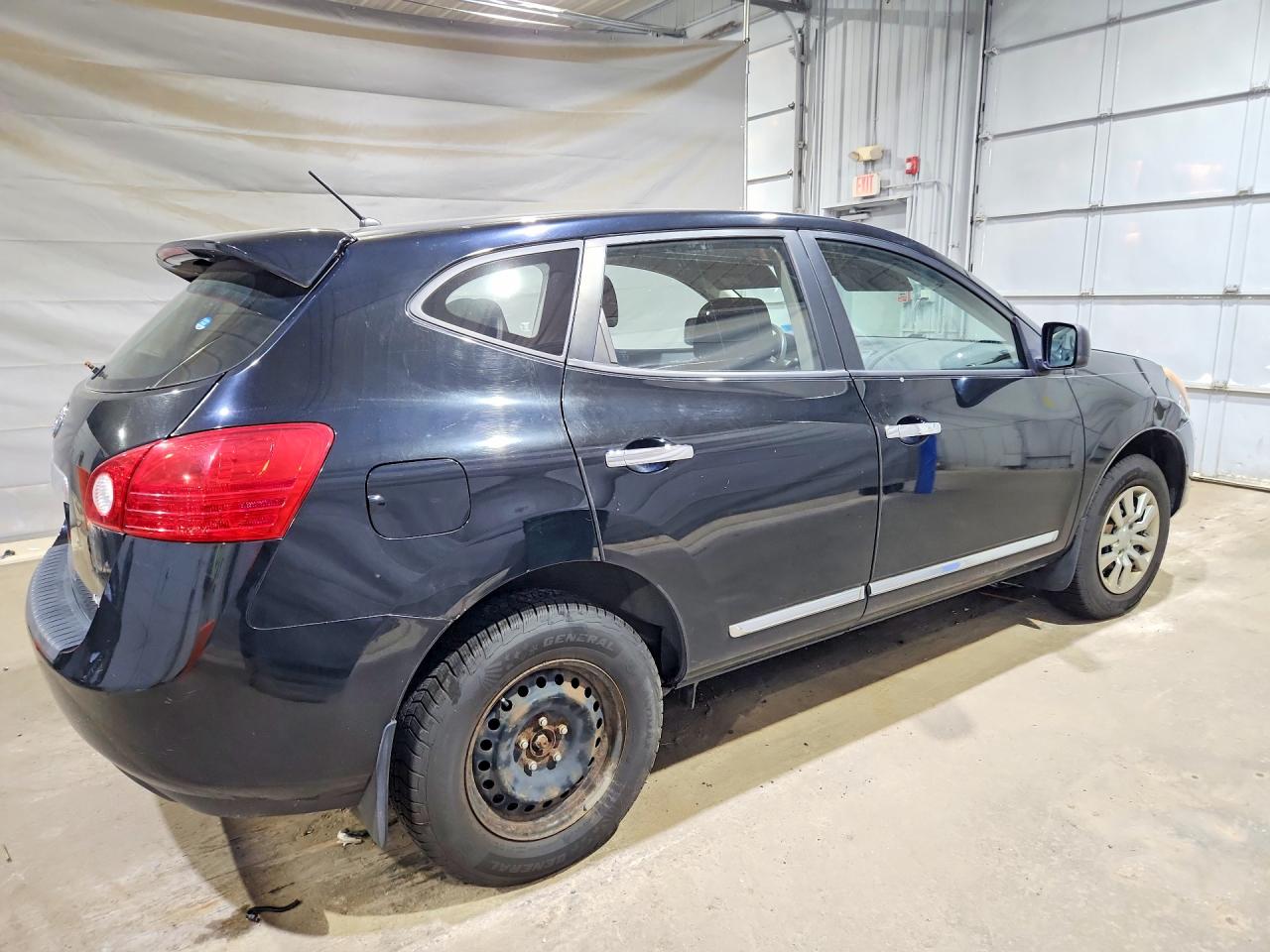 2013 Nissan Rogue S Black vin: JN8AS5MV0DW603460