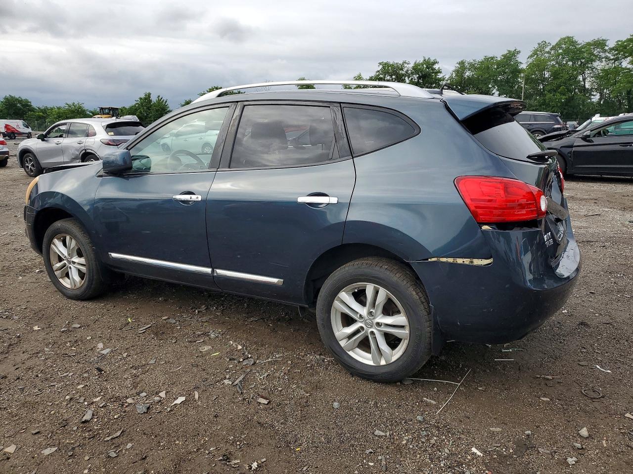 2013 Nissan Rogue S Синий vin: JN8AS5MV0DW608917