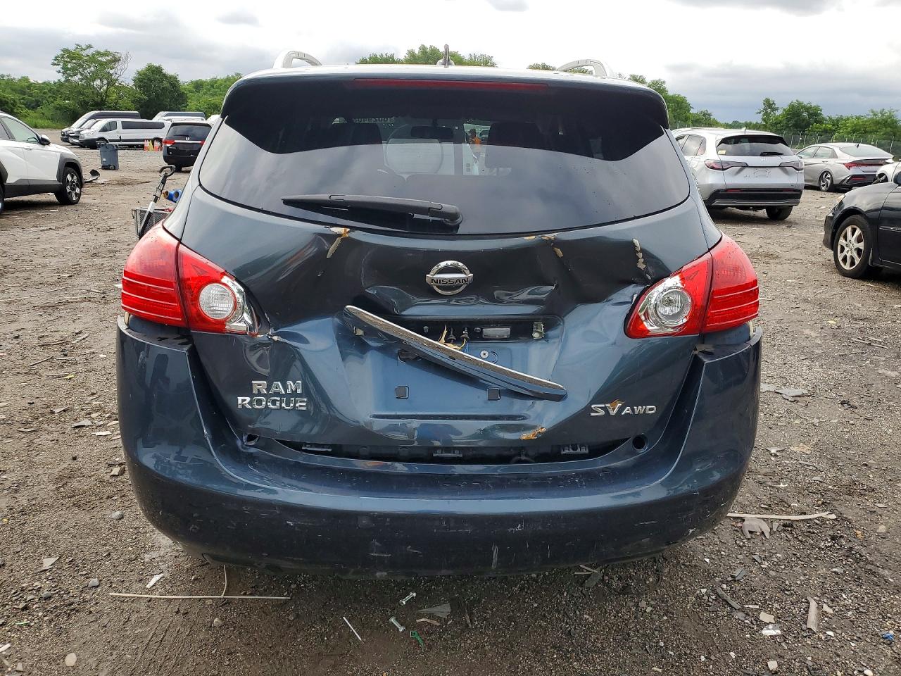 2013 Nissan Rogue S Синий vin: JN8AS5MV0DW608917