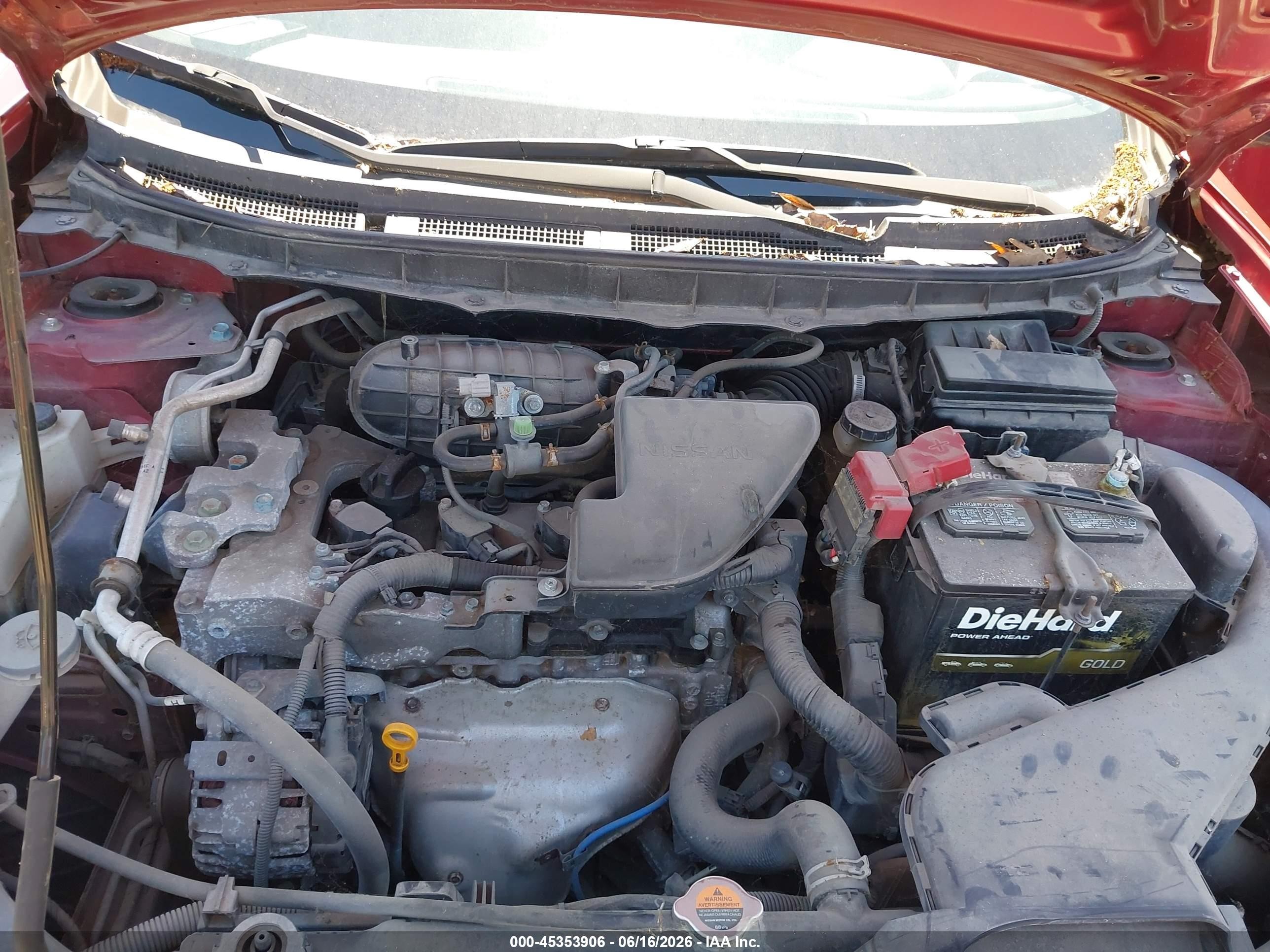 2013 Nissan Rogue S Red vin: JN8AS5MV0DW615849