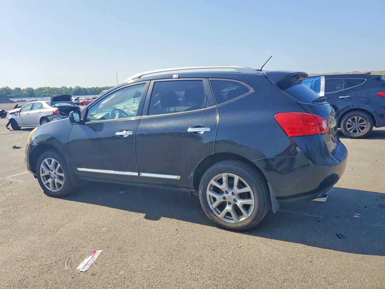2013 Nissan Rogue S Black vin: JN8AS5MV0DW625586