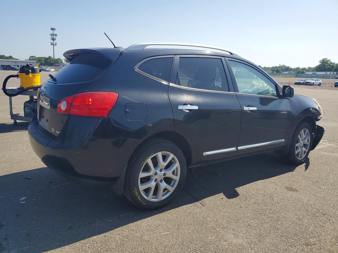 2013 Nissan Rogue S Black vin: JN8AS5MV0DW625586