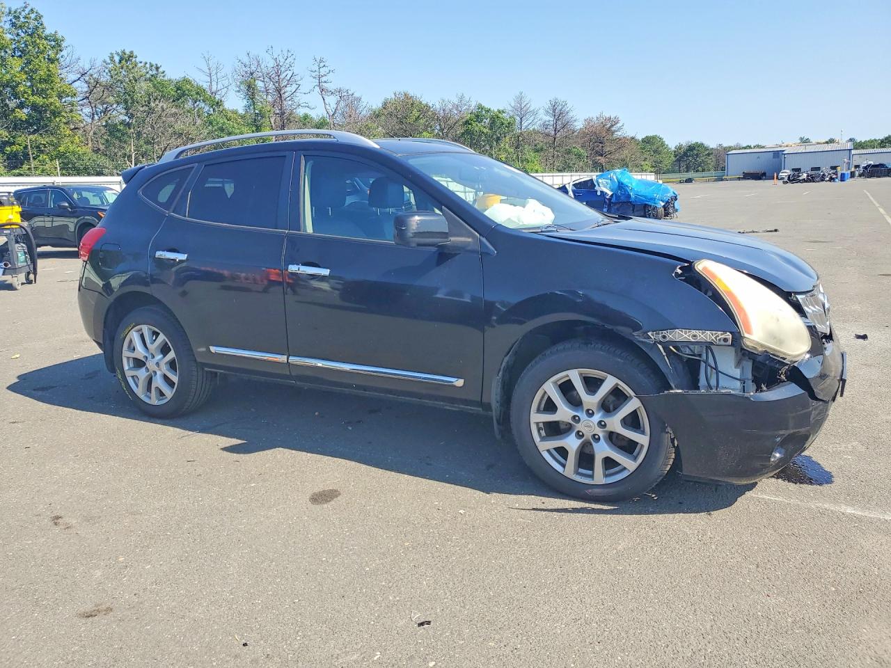 2013 Nissan Rogue S Black vin: JN8AS5MV0DW625586
