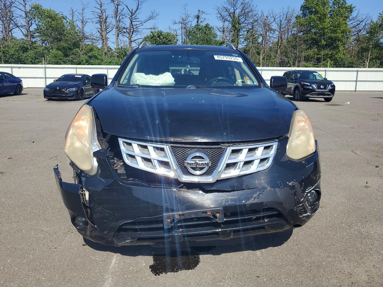 2013 Nissan Rogue S Black vin: JN8AS5MV0DW625586