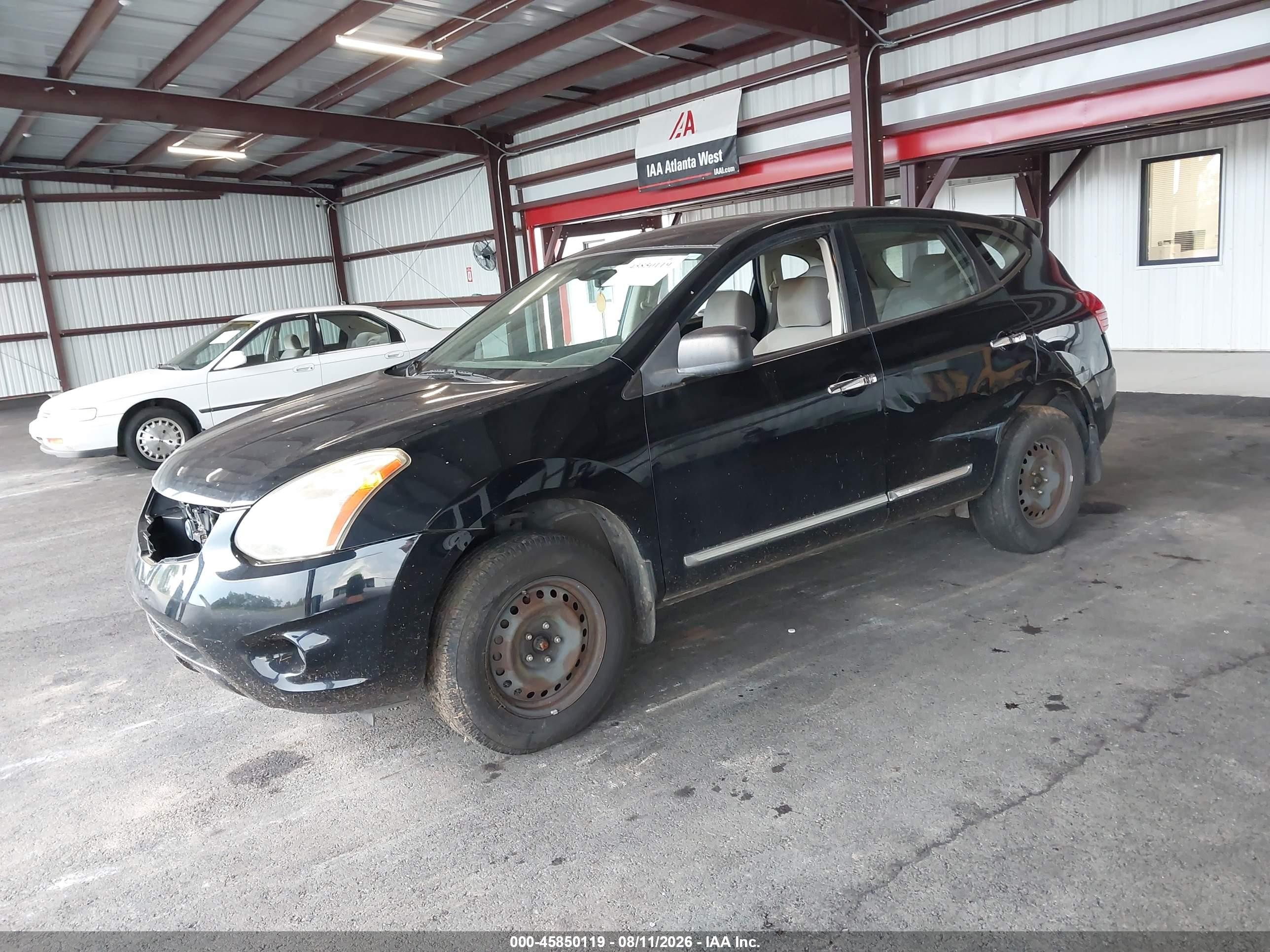 2013 Nissan Rogue S Black vin: JN8AS5MV0DW627399