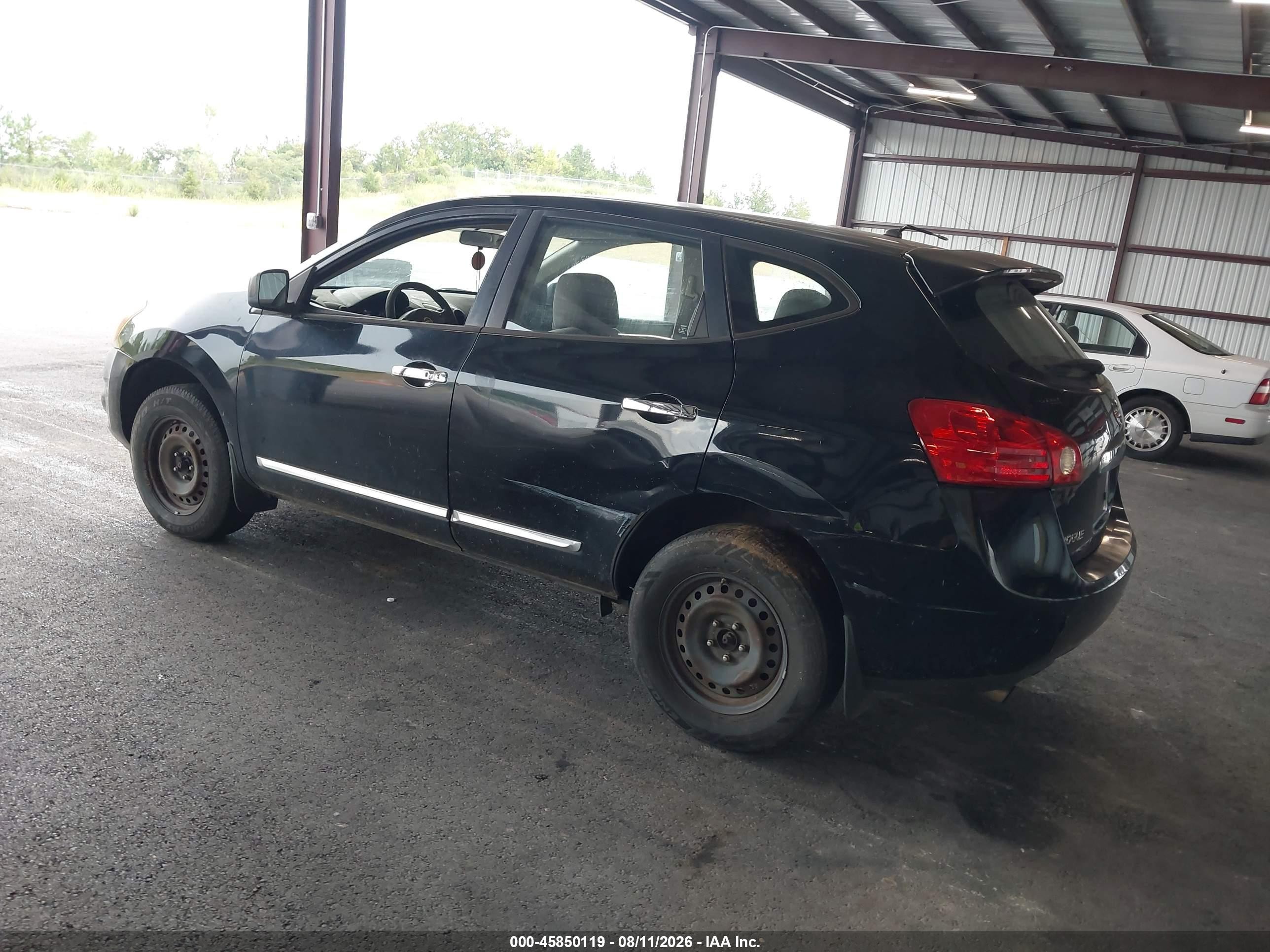 2013 Nissan Rogue S Black vin: JN8AS5MV0DW627399