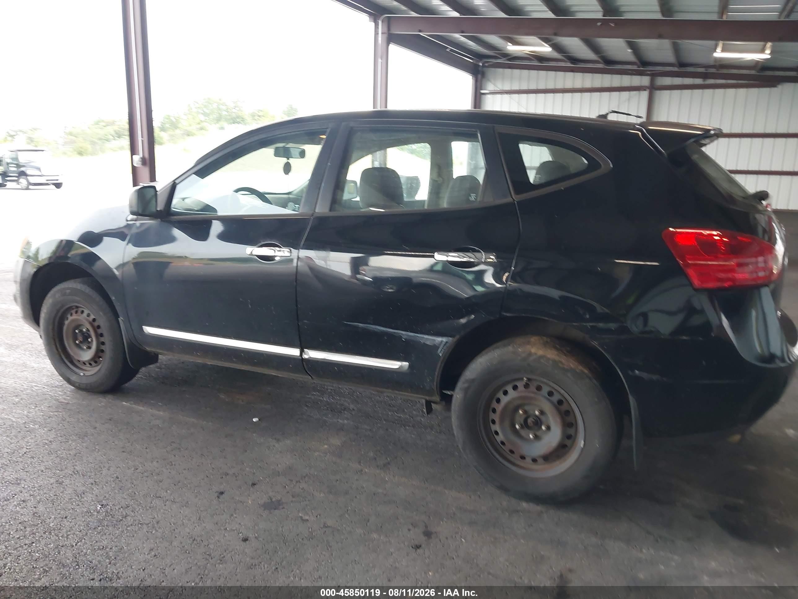 2013 Nissan Rogue S Black vin: JN8AS5MV0DW627399