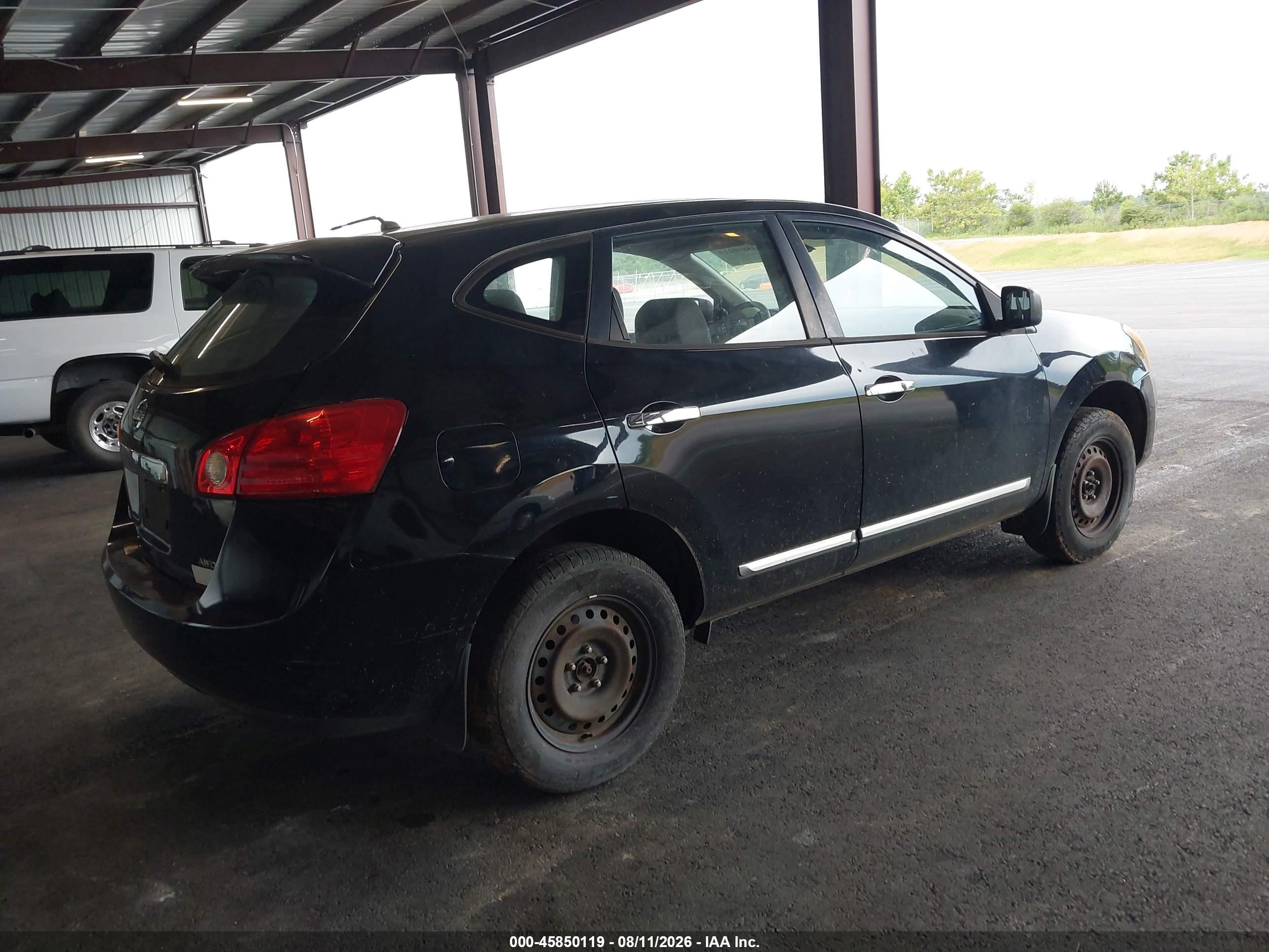 2013 Nissan Rogue S Black vin: JN8AS5MV0DW627399