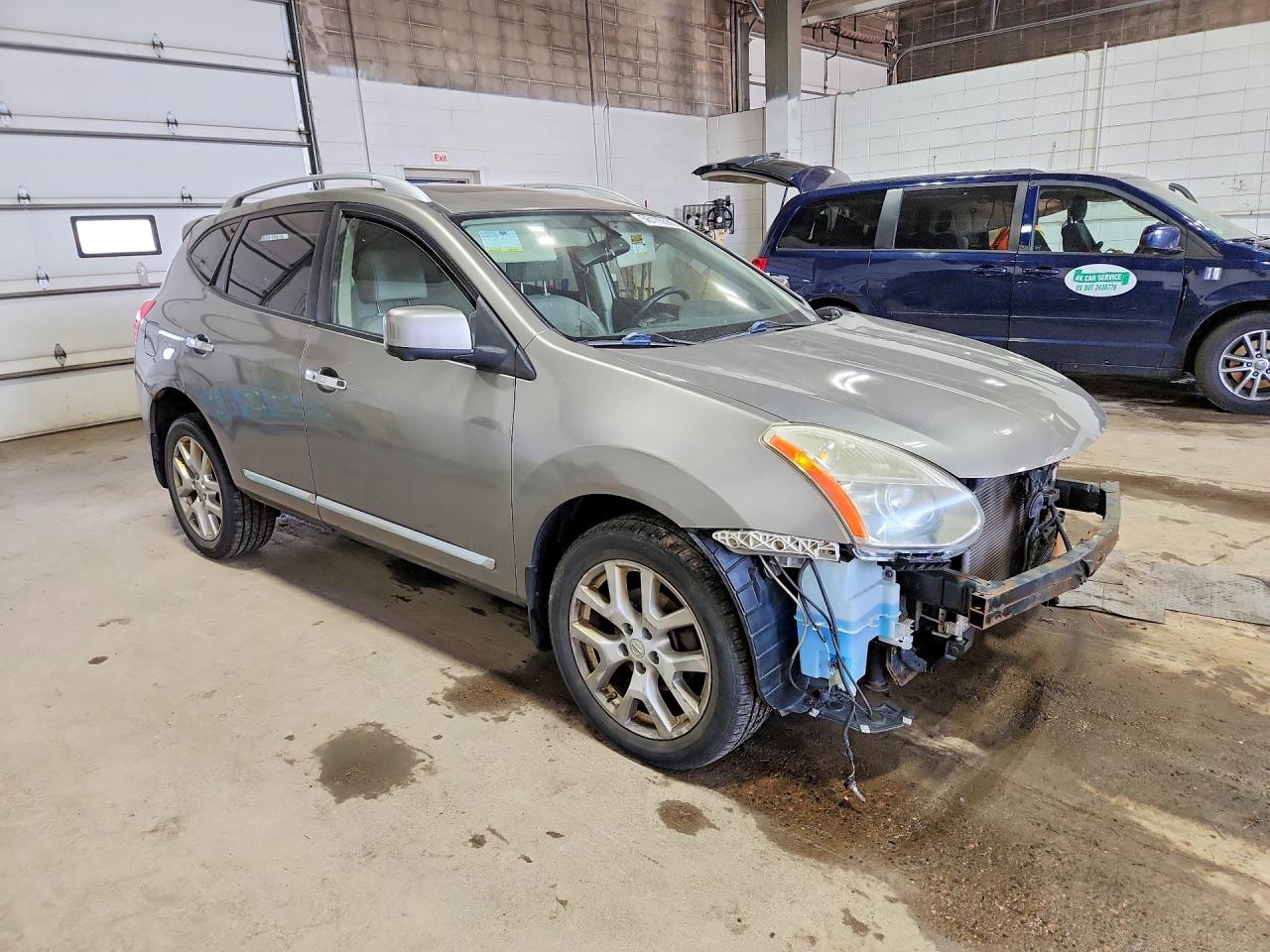 2013 Nissan Rogue S Gray vin: JN8AS5MV0DW646387