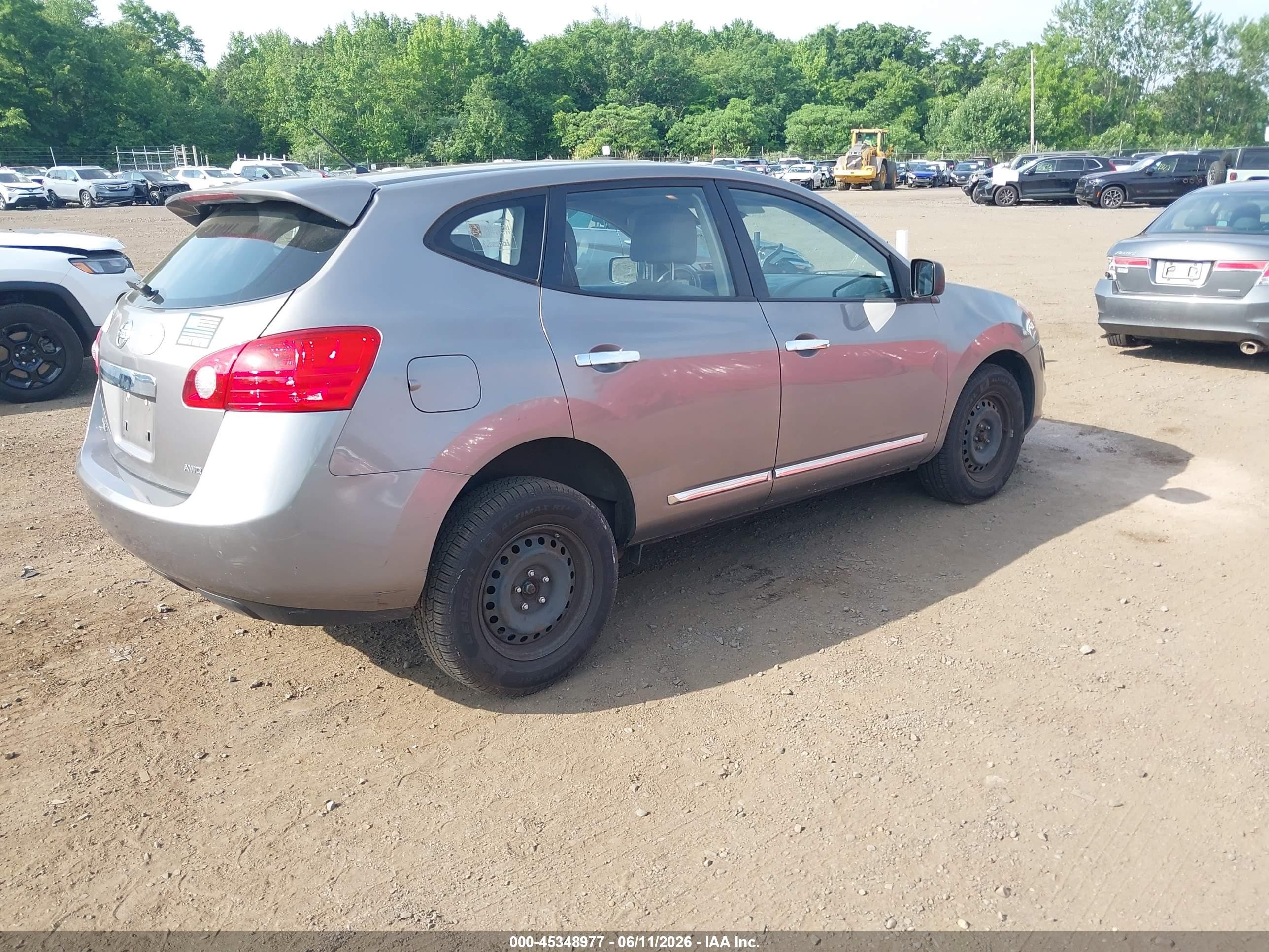 2013 Nissan Rogue S Gray vin: JN8AS5MV0DW649712